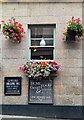 Floral display at the Queen