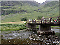 NN1356 : The bridge over the River Coe at the head of Loch Achtriochtan by habiloid