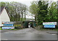 Minor road towards a railway bridge, Cadoxton-juxta-Neath