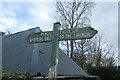 Rustic sign at Wildings Farm