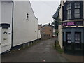 Access to garages off Rainbow Hill, Worcester