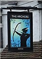 Sign for the Archers, Romford