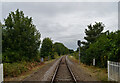 View towards Cattal from a level crossing on the Harrogate Line, Knaresborough