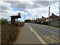 Bus stop and shelter on Western Road