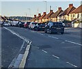 Queuing traffic, Malpas Road, Newport