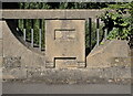 Datestone on the bridge