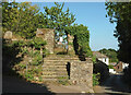 Gate, piers and steps, Blackawton