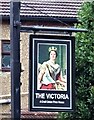 Sign for the Victoria public house, Romford