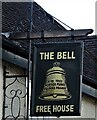 Sign for the Bell, Horndon on the Hill