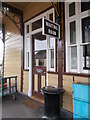 TL0997 : Waiting room entrance at Wansford station on the Nene Valley Railway by Paul Bryan