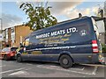 Marbec Meats van on Chalkhill Road,  Wembley Park