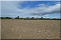 Footpath crossing a field near Low Keverstone