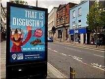 H4572 : "That is disgustin'!" display, High Street, Omagh by Kenneth  Allen