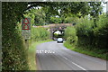 SN2717 : Railway bridge over minor road north of St Clears by M J Roscoe