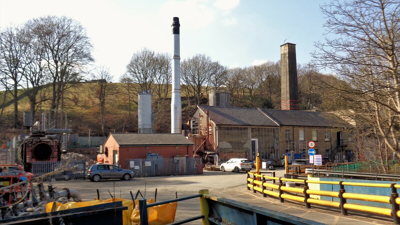 Old and New Chimneys © Kevin Waterhouse :: Geograph Britain and Ireland