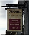 Sign for the Carpenters Arms, Rayleigh