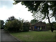 SU6376 : St Bernadette's RC Church, Pangbourne: Ride & Stride Day by Basher Eyre