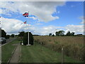 Roadside memorial to 401st Bombardment Group H