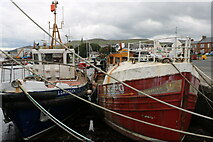 NX1898 : "Llanreath" and "Spindrift" Girvan Harbour by Billy McCrorie