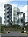 Tower blocks at Stratford