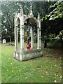 The war memorial in All Saints Churchyard, Fulham