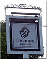 Sign for the King Wexham, Slough
