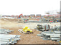 View of construction site, Richmond Park