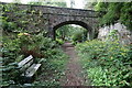 Bridge over disused railway near Langley Garden Station