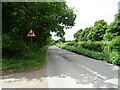 Approaching double bend on Broad Lane