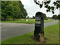 SE3520 : Stone bus stop, Heath village by Stephen Craven