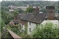 Houses beside steep path, Ironbridge