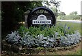 Boundary sign, Forest Lane Head (A59), Starbeck, Harrogate