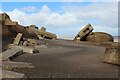 TA4116 : Remains of Godwin Battery at Kilnsea by Chris Heaton