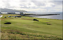NX1898 : 8th Green at Girvan by Billy McCrorie