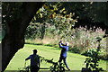 Teeing off at the 9th, Girvan