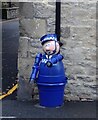 Flowerpot Police Officer outside the Police Station, Chapel Street, Settle