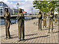 O1634 : Custom House Quay, The Famine Memorial by David Dixon