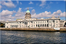 O1634 : The Custom House, River Liffey, Dublin by David Dixon