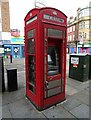 Telephone / Cash machine box on High Street, Doncaster