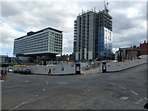 NZ2564 : Bank House under Construction, Newcastle upon Tyne by Graham Robson