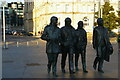 SJ3390 : Beatles statue, Pier Head, Liverpool by Christopher Hilton