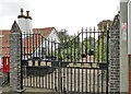 Gates to the former miller