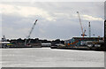 A view down the River Yare, Great Yarmouth