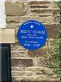 Spoof blue plaque