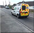 SY8486 : Dorset Road Safe police vehicle on the A352, Wool, Dorset by Jaggery