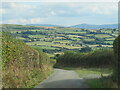 Radnorshire lane, heading south