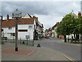 TL3629 : Buntingford Market Place and High Street by Malc McDonald