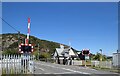 AHB (automatic half-barrier) level crossing, Pwllheli