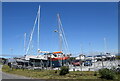 Boats under repair, Pwllheli marina