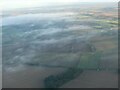 TF3070 : Early morning mist SW of Greetham: aerial 2022 (2) by Simon Tomson